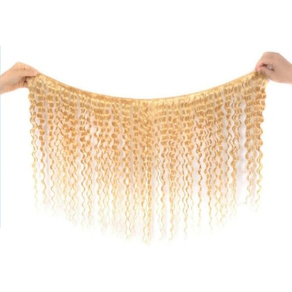 Brazilian Unprocessed Virgin Hair Extensions Blonde - Picture 2 of 3